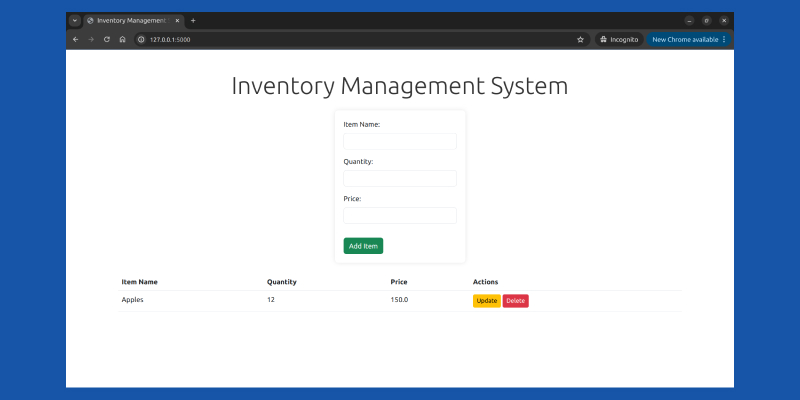 Guide to building an Inventory Management System in Python